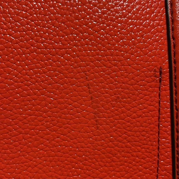 Michael Kors Red Leather Mini Bag - Picture 4 of 8